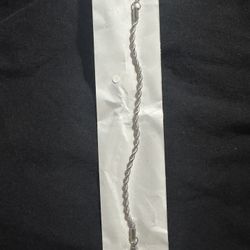 925 Sterling silver Rope bracelet  