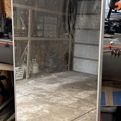 IKEA HOVET Mirror, aluminum, 30 3/4x77 1/8 "