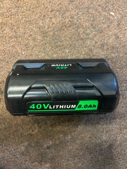 40V 8000mAh Lithium Battery Replacement for Ryobi 40V Battery OP40602 OP4075A OP40261 OP40301 Compatible with Ryobi 40V Cordless Outdoor Power Tools