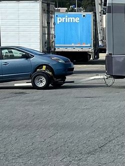 Car Dolly. With straps and spare tire