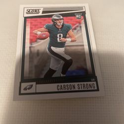 Football Panini 2022 Carson Strong #309