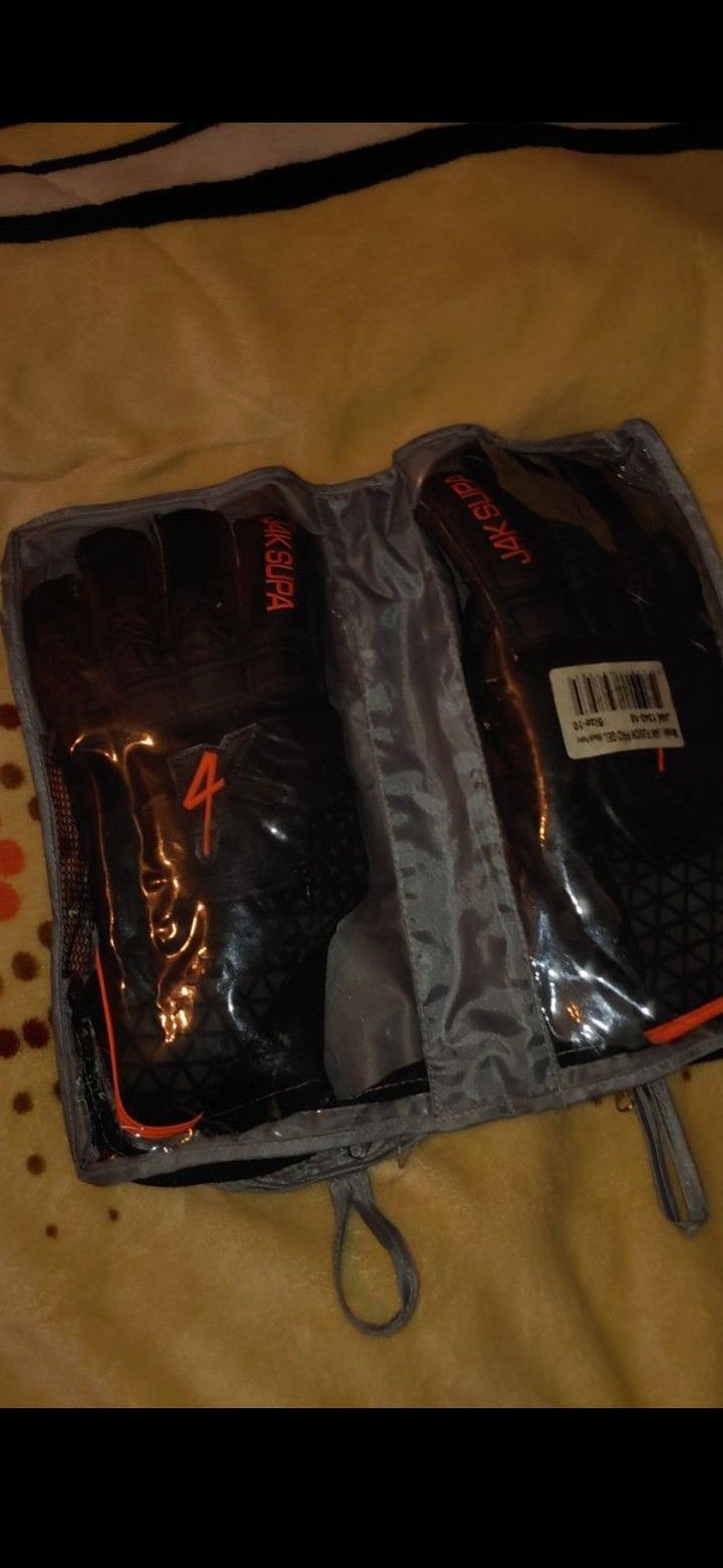 Goalie gloves original with finger protection