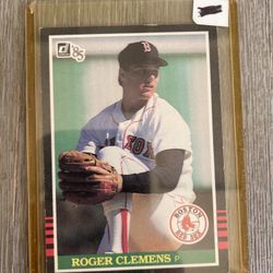 Roger Clemens 1985 Donruss