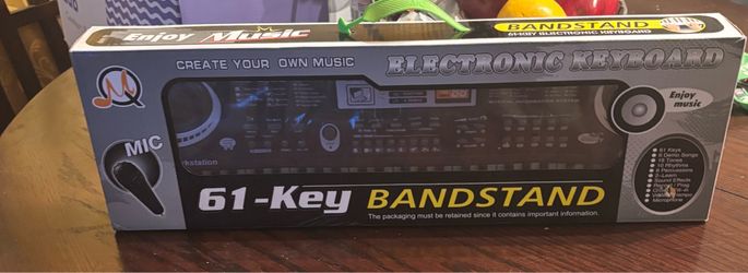 61-Key Bandstand electronic keyboard for kids.