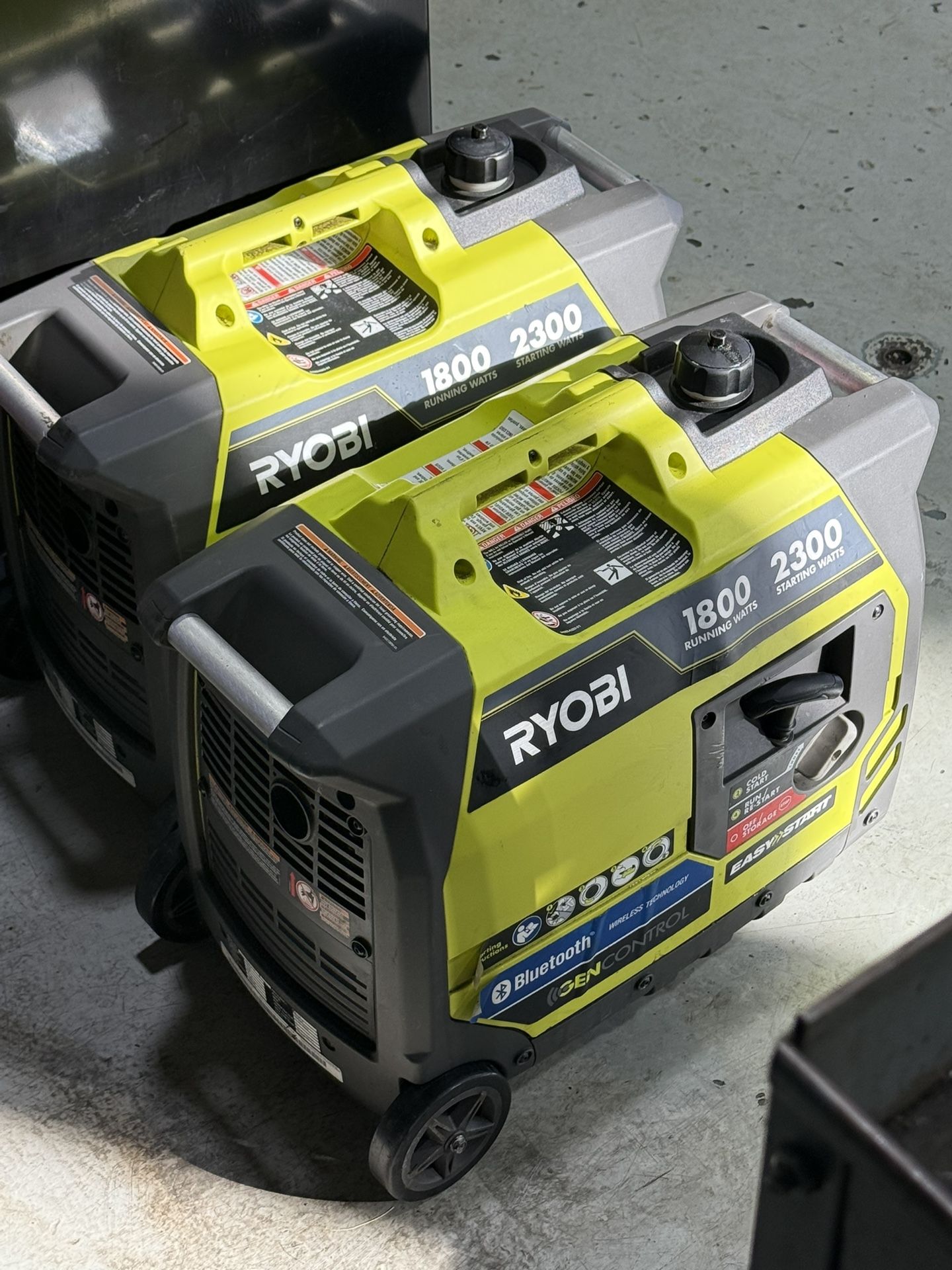 2 Ryobi Generators 2300