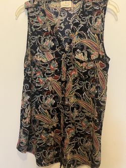 Sleeveless Summer Blouse