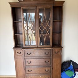 Vintage Wooden Hutch