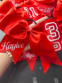 Bows / team bows / softball team / soccer / cheerleader / moños / hair