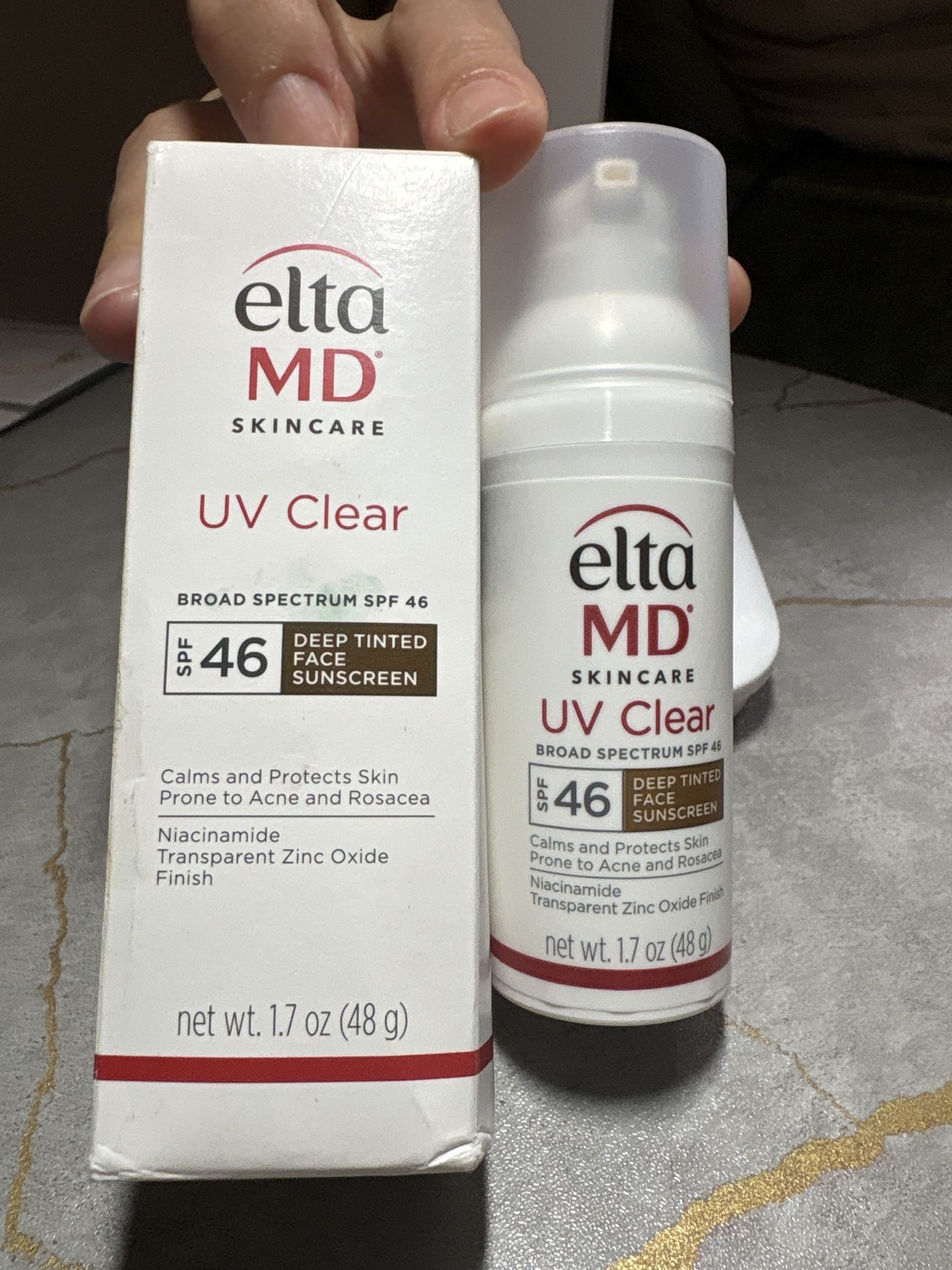 EltaMD UV Clear SPF 46 Deep Tinted Face Sunscreen – 1.7 oz (New)