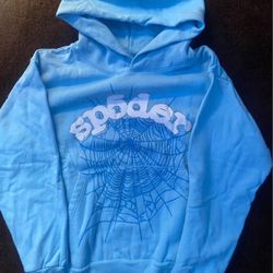 Sp5der Web Hoodie 'Sky Blue'