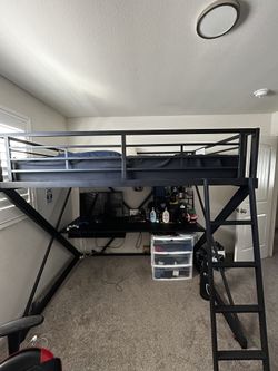 Full Bed With Desk