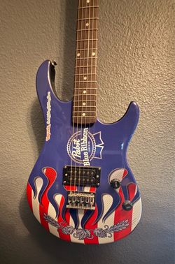 Peavey Rockmaster Pabst Blue Ribbon Electric Guitar