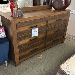 66” Dresser With Mirror 