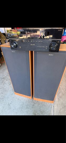 Pioneer receiver w/Sony speakers