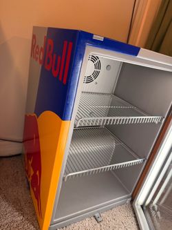 Red Bull mini fridge