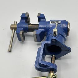Small Forge Bench Vise – Swivel Base, Clamp-On – Great Condition