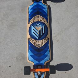 Earthwing 38" Drop-Through Longboard Complete — Orange Trucks | USA Made