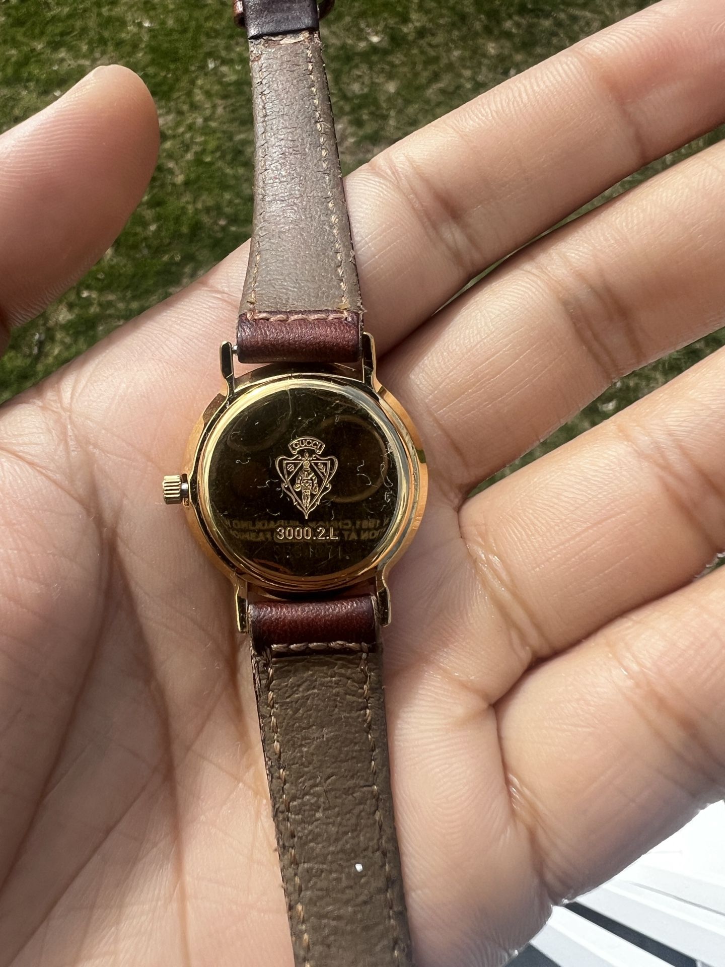 GUCCI Chronograph, Gold Plated ladies Watch Gucci Gold Plated Band Wristwatches for sale | eBay main image 3