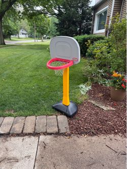 Little Tikes Plastic Basketball Stand and Basket, $10