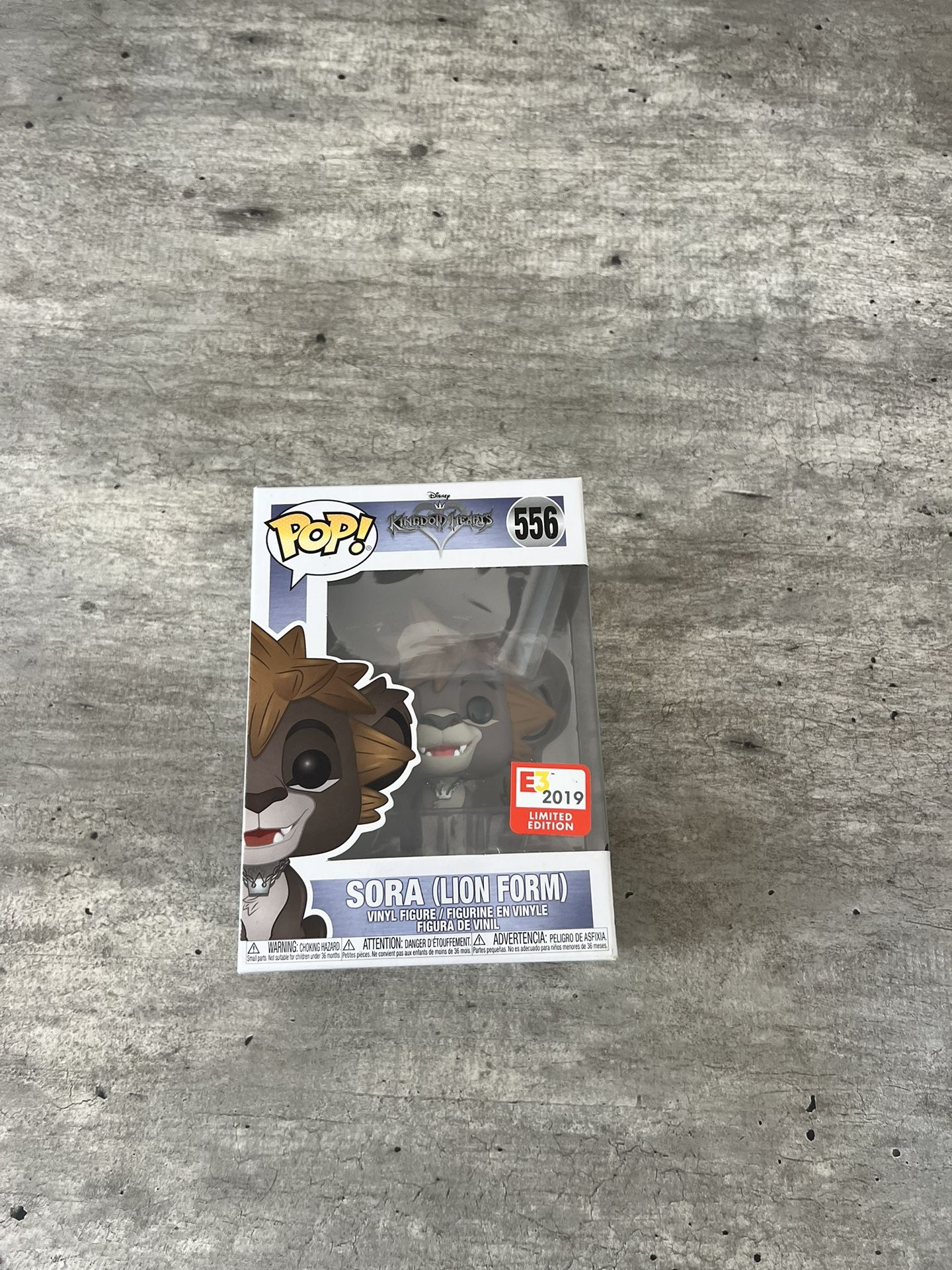 Funko pop Disney kingdom hearts 556 Sora Lion Form E3 limited edition 2019