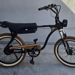 BRAND NEW- Model J moped style e-bikes from E.B.C.