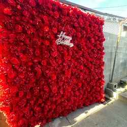 Luxury flower wall 5D