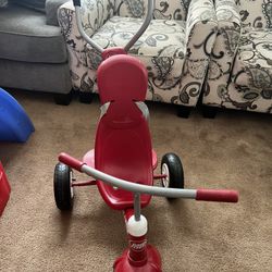 Red Rider Pushable Baby Bike 