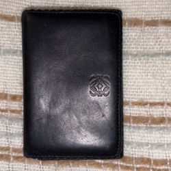 Loewe black leather wallet (used)