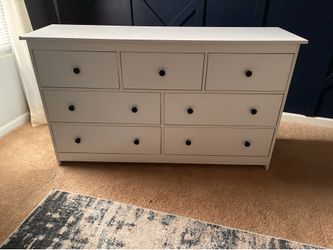 Marisela 55" White Dresser – 7 Drawers