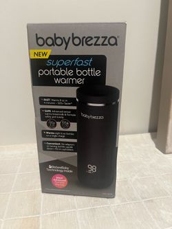NEW! Baby brezza bottle warmer portable