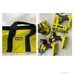 NEW Ryobi Tool Package