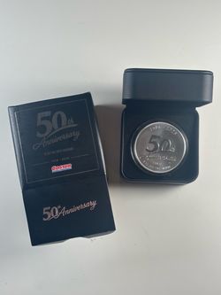 Costco 50th Anniversary SMI 1(contact info removed) 5oz .999 silver round  w/ box