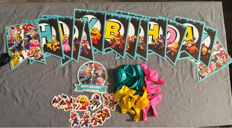 Super Smash Bros. Birthday Party Decorations (New)