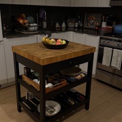 IKEA Vadholma Kitchen Island - Butcher Block (Assembled!)