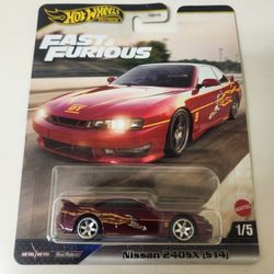 Hot Wheels Fast And Furious Nissan 240sx S14 Crome Wheels