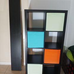 Black Shelf Unit + Shelf