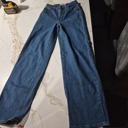MADEWELL The perfect vintage wide-leg jeans size 24