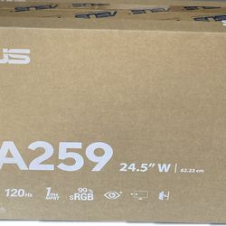 ASUS VA259HGA 24.5" FULL HD 1080P IPS Eye Care GAMING MONITOR 120HZ/1MS BLACK