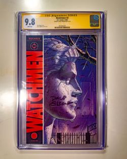 Watchmen #2 • CGC 9.8 • Signed Dave Gibbons