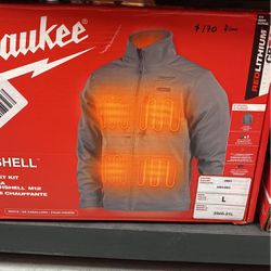 Milwaukee M12 Heated Tough shell Jacket Kit Large 