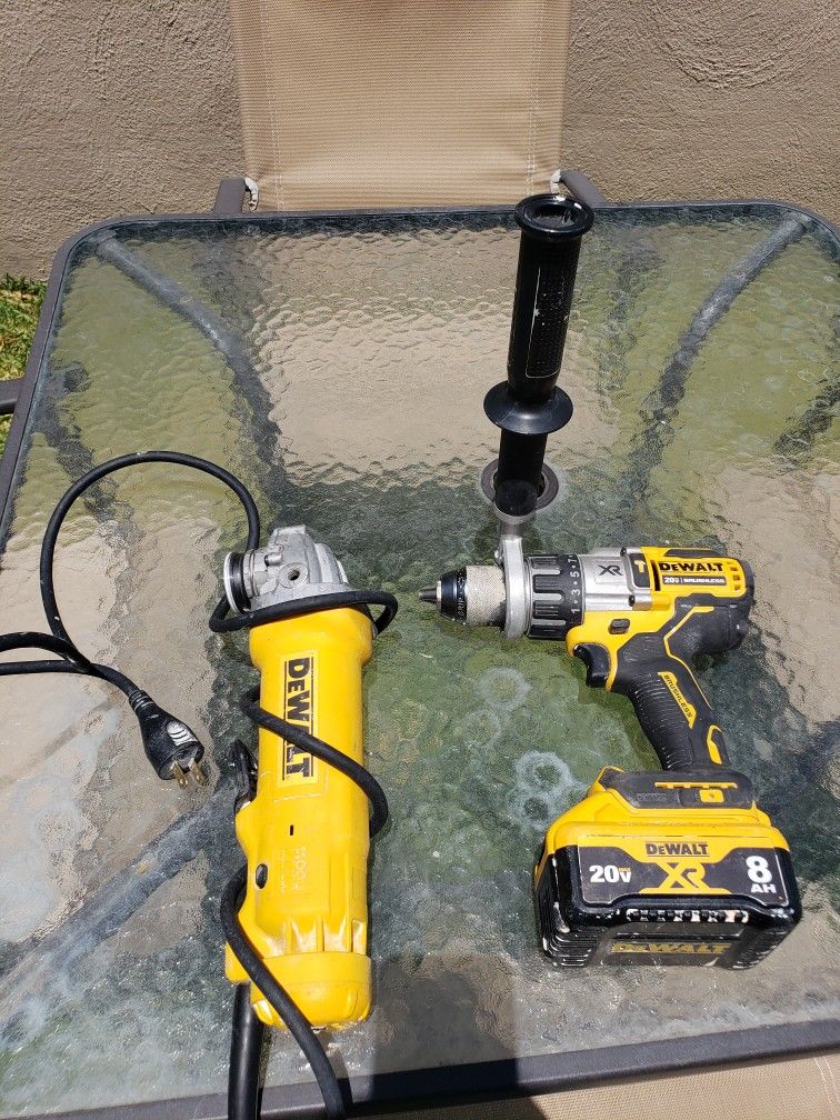 Dewalt  Drill and Grinder