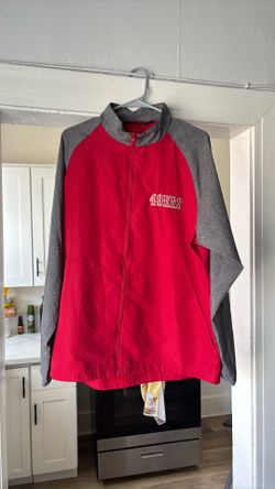 San Francisco 49ers Dunsbrooke Light Windbreaker Jacket Size Large NFL