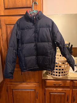 Navy Blue Puffer Jacket