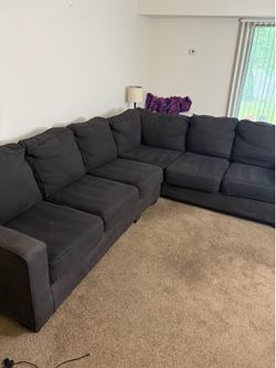 Delivery* more options in profile. Black sectional