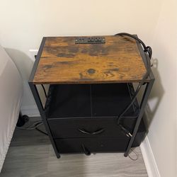 (2) Night Stands - small with outlets