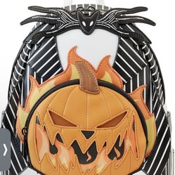 Loungefly Nightmare Before Christmas Jack Pumpkin Head Double Strap Shoulder Bag