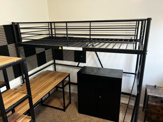 Twin Loft bed (if post is up, it is available)