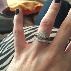 14k, 1CT Diamond Wedding Ring 