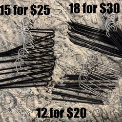 Metal Nonslip Pants Hangers Bundle