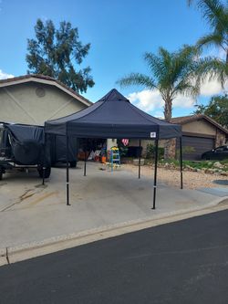 Hexagon Ezup Canopy With Side Walls